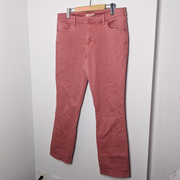 Tory Burch Denim - Tory Burch faded salmon straight leg jeans size 32